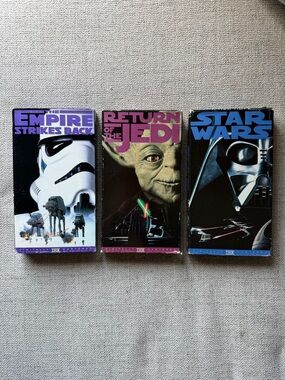 Star Wars - The Empire Strikes Back - Return of the Jedi - 1995 VHS Video Tapes
